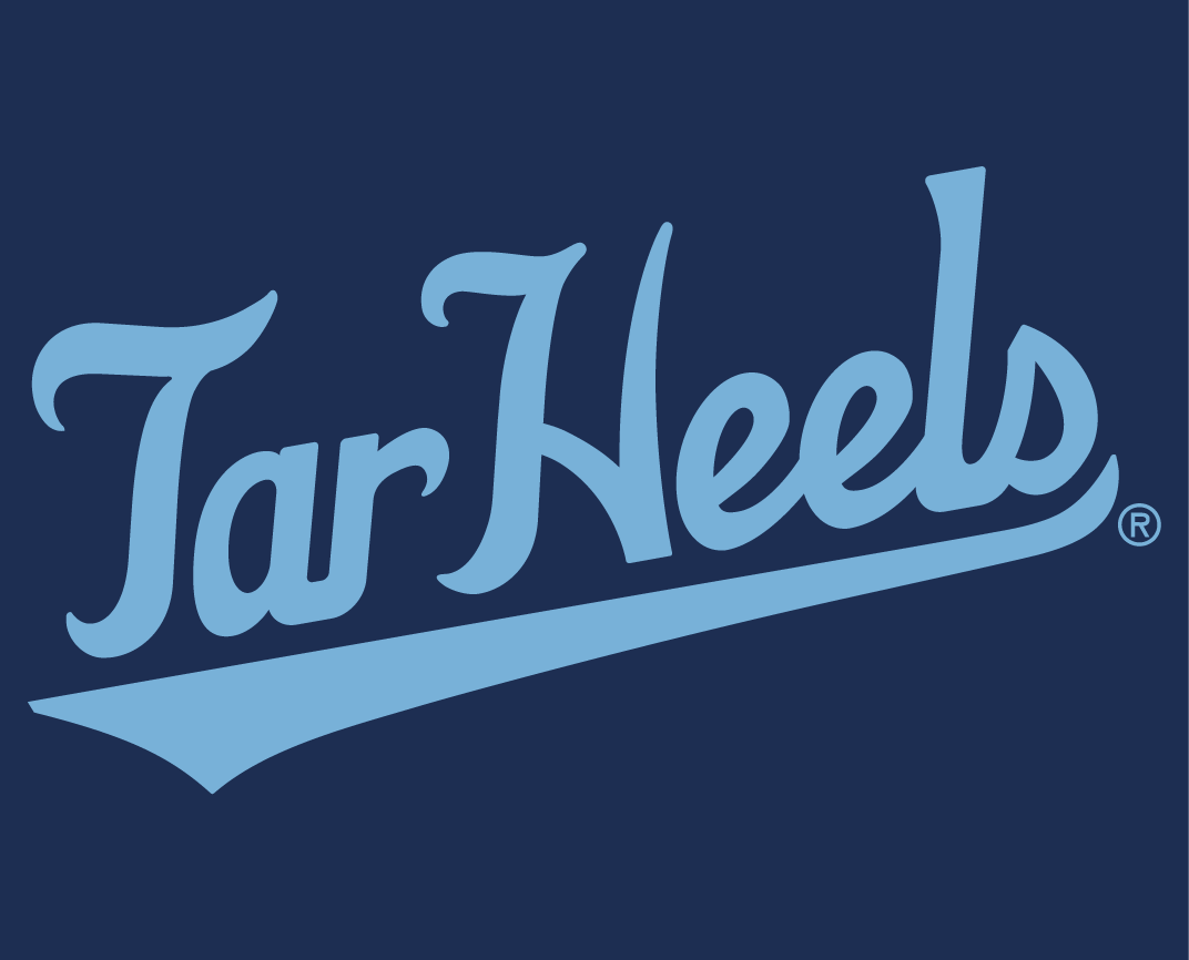 North Carolina Tar Heels 2015-Pres Wordmark Logo v12 diy fabric transfer